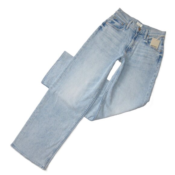 NWT Mother Spinner Zip Sneak in Light As A Feather Loose Slouchy Jeans 25 - Picture 5 of 10